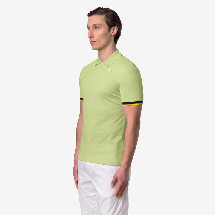 VINCENT PIQUE SLIM Polo Shirt Polo Uomo Green Dk Lime 2