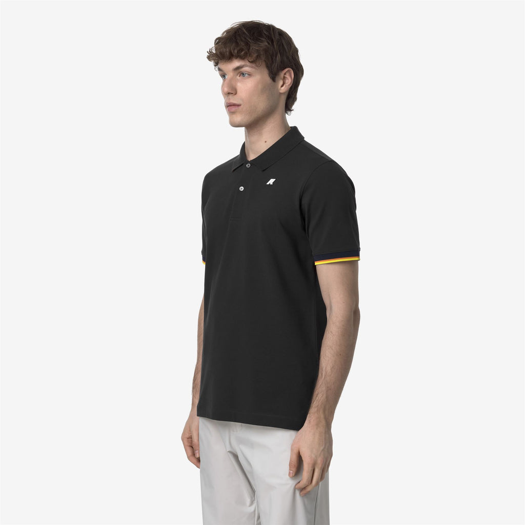 Polo Shirts_MAN_VINCENT PIQUE_Polo_Black Pure - Commercial 5
