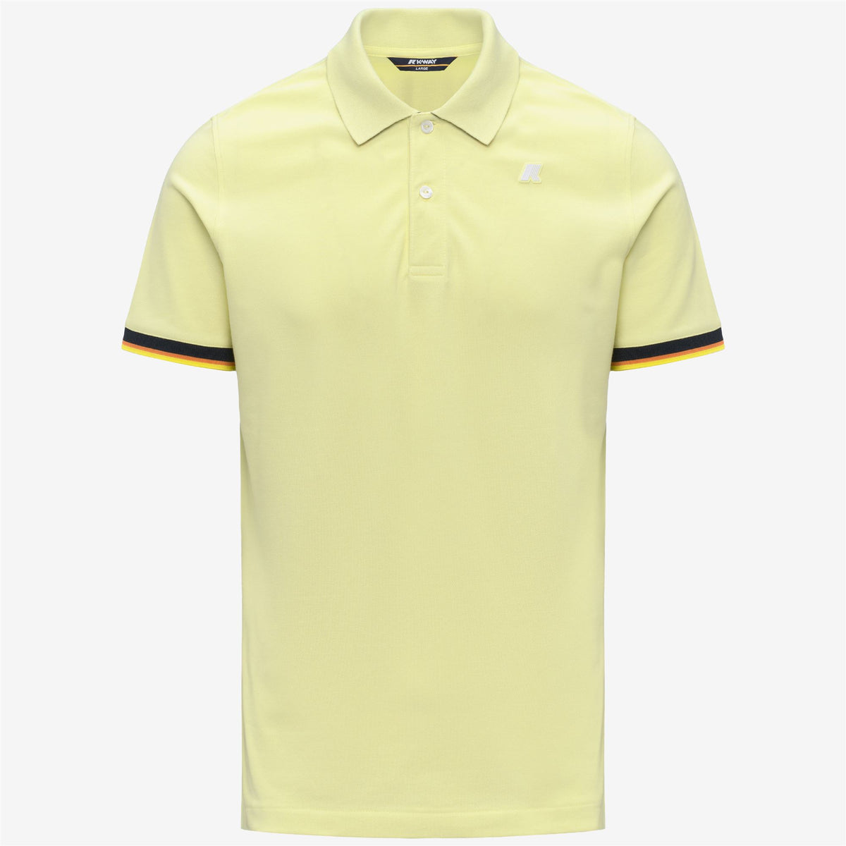 Polo Shirts_Man_VINCENT SLIM PIQUE_Polo_Yellow Lime - Commercial 1