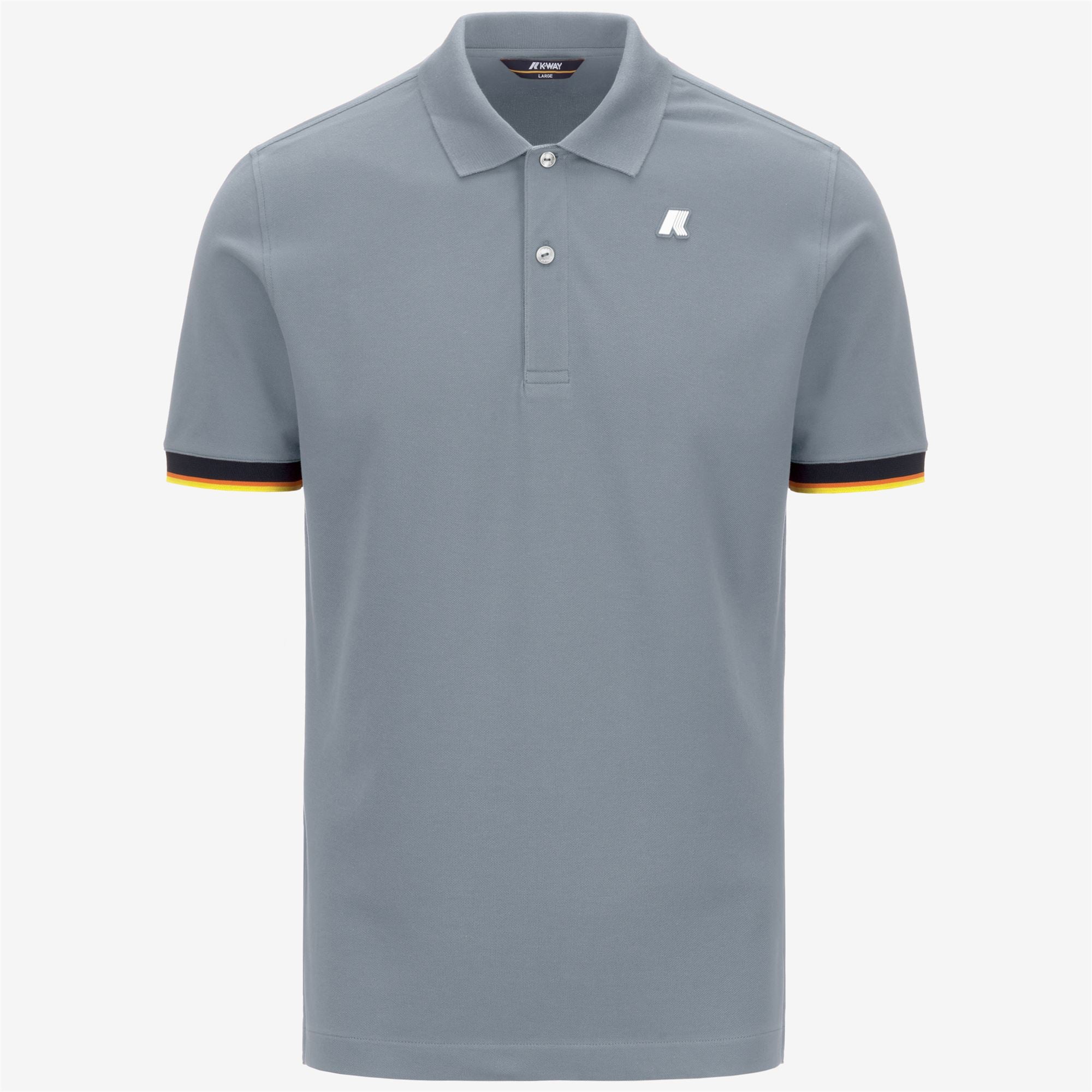 Polo Shirts_MAN_VINCENT PIQUE_Polo_Grey Md - Commercial 1