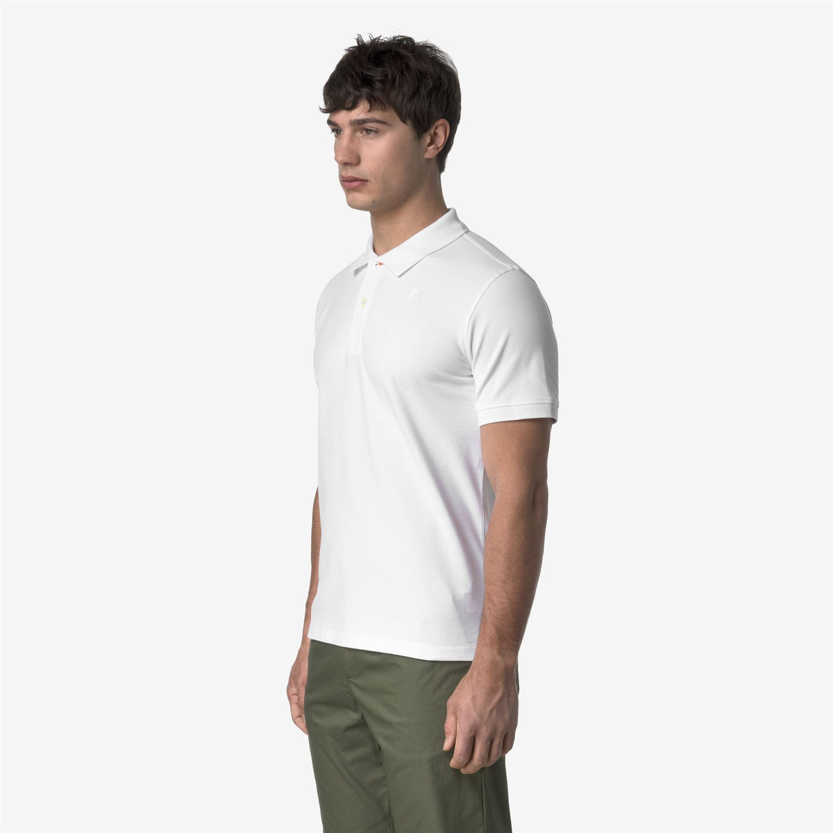 Polo Shirts_MAN_VINNIE PIQUE_Polo_White - Commercial 5
