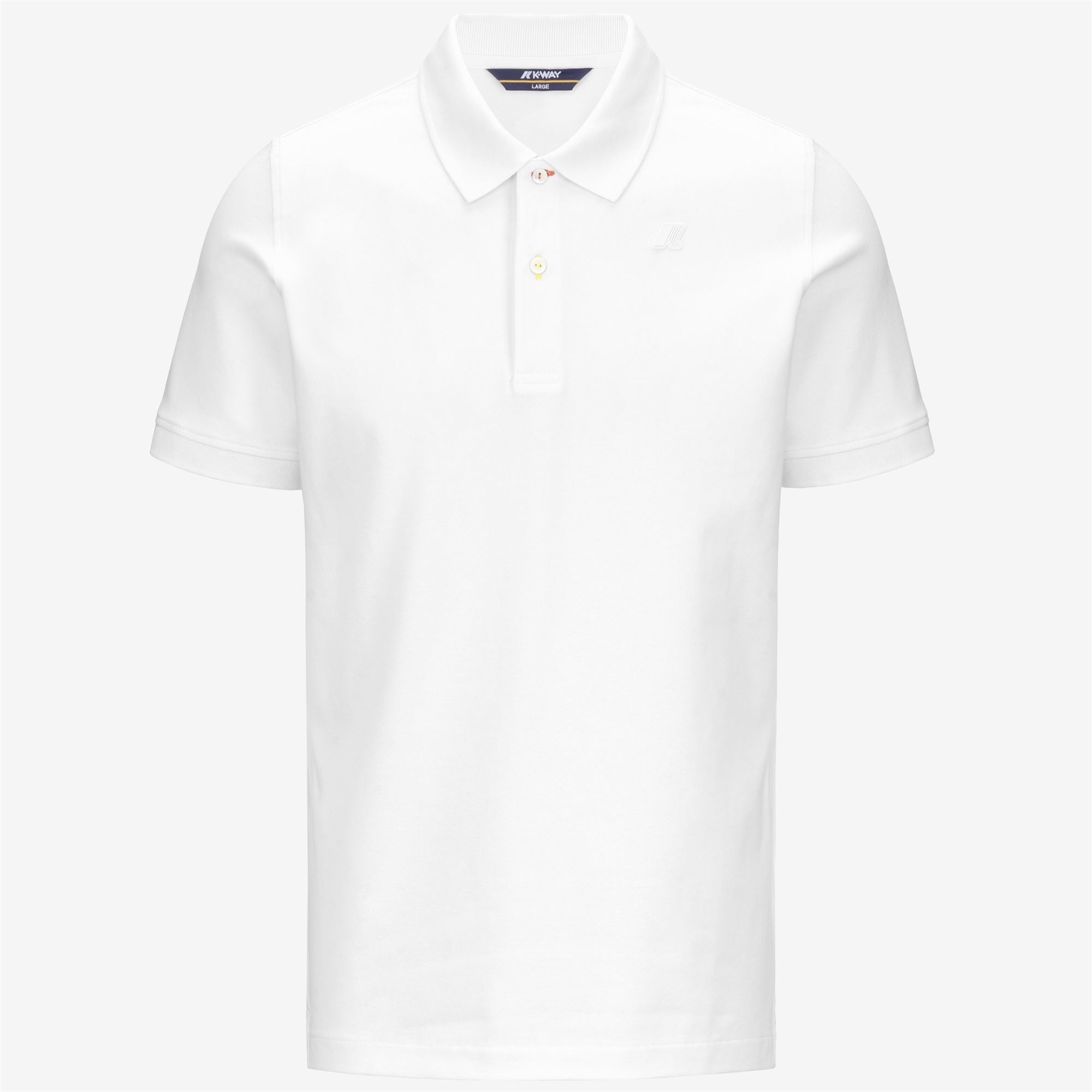 Polo Shirts_MAN_VINNIE PIQUE_Polo_White - Commercial 1