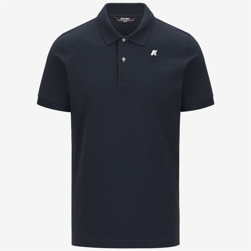 Polo Shirts_MAN_VINNIE PIQUE_Polo_Blue Depth - Commercial 1