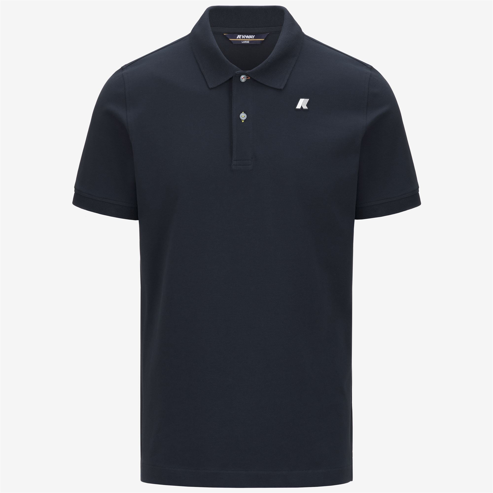 Polo Shirts_MAN_VINNIE PIQUE_Polo_Blue Depth - Commercial 1