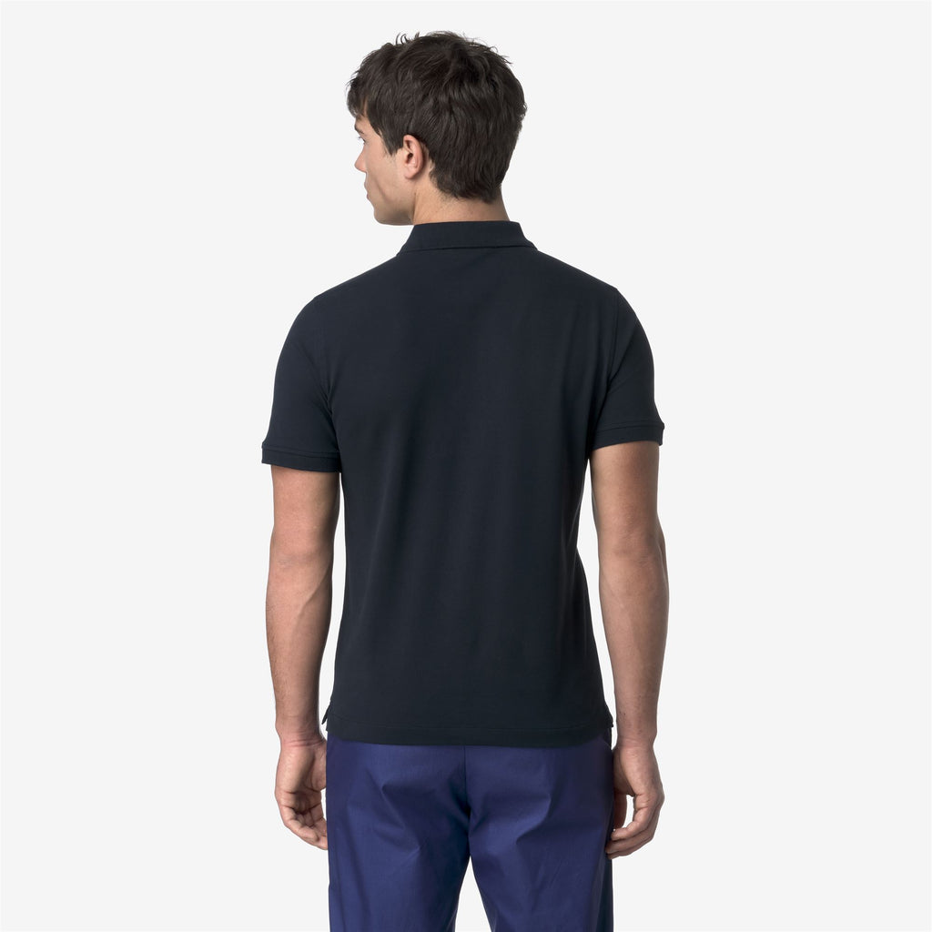 Polo Shirts_MAN_VINNIE PIQUE_Polo_Blue Depth - Commercial 6