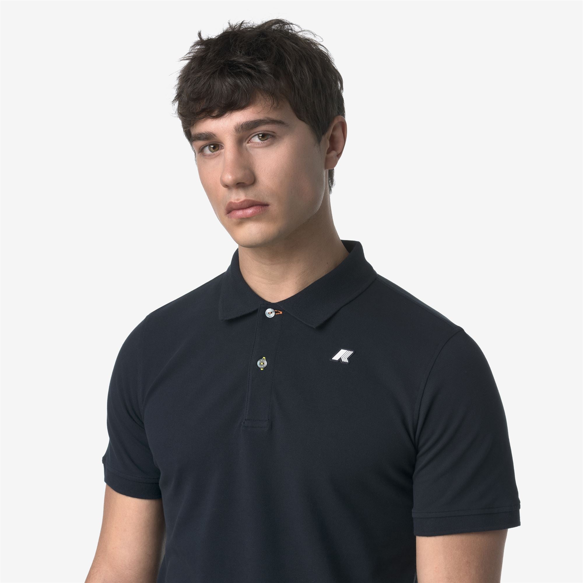 Polo Shirts_MAN_VINNIE PIQUE_Polo_Blue Depth - Commercial 7