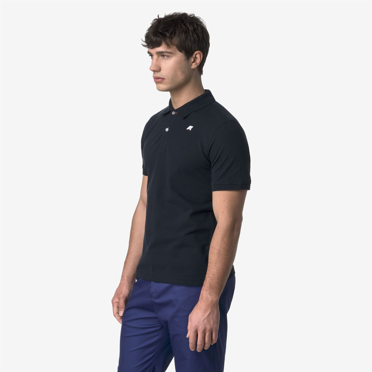 Polo Shirts_MAN_VINNIE PIQUE_Polo_Blue Depth - Commercial 5
