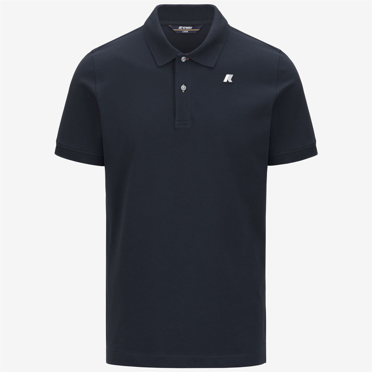 Polo Shirts_MAN_VINNIE PIQUE_Polo_Blue Depth - Commercial 1