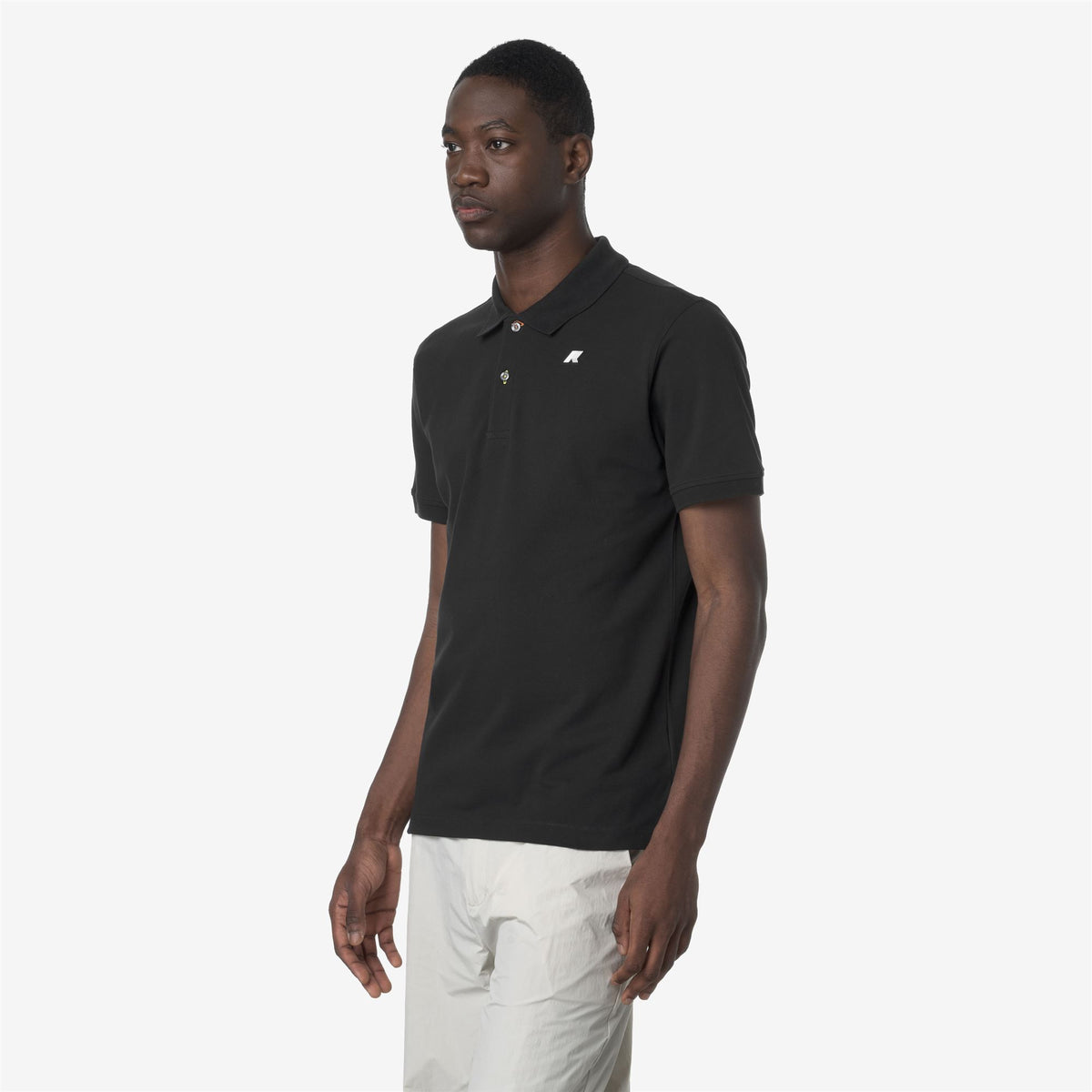 Polo Shirts_MAN_VINNIE PIQUE_Polo_Black Pure - Commercial 5