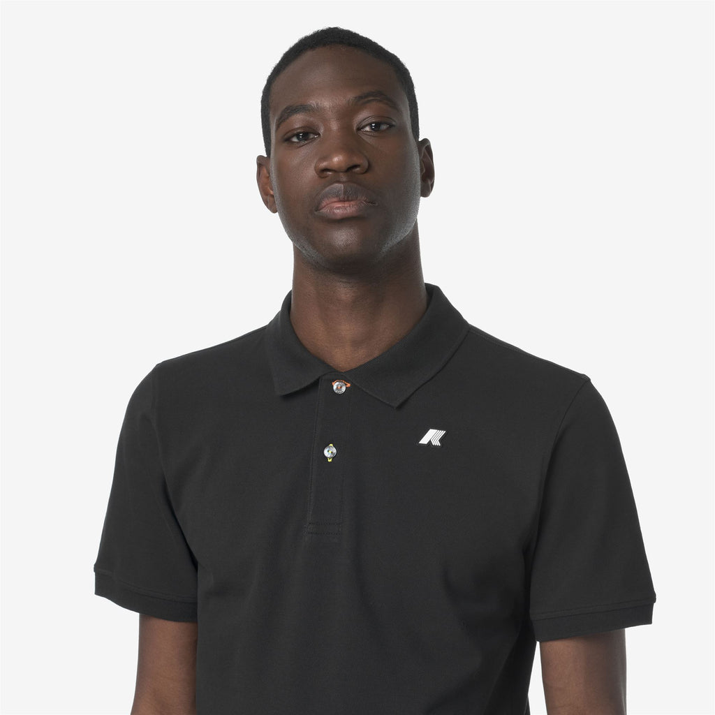 Polo Shirts_MAN_VINNIE PIQUE_Polo_Black Pure - Commercial 7