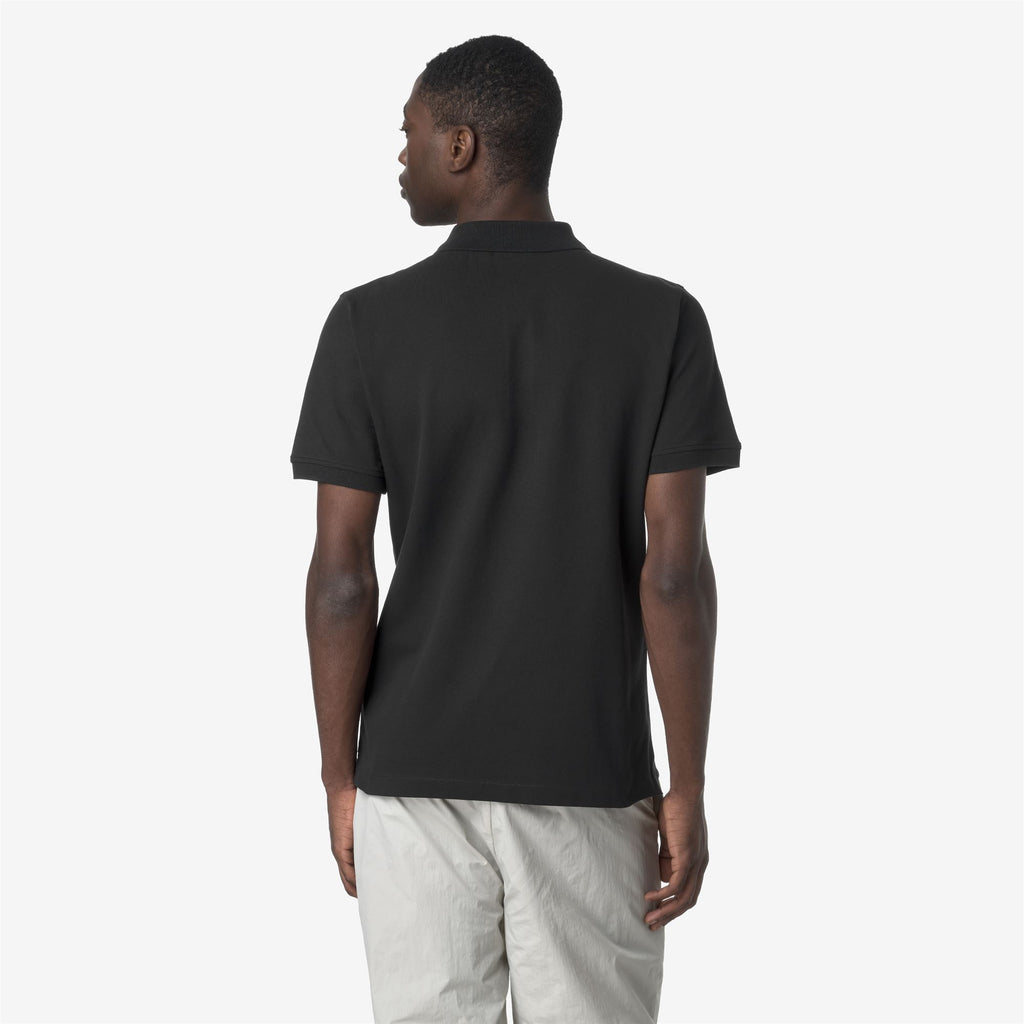 Polo Shirts_MAN_VINNIE PIQUE_Polo_Black Pure - Commercial 6