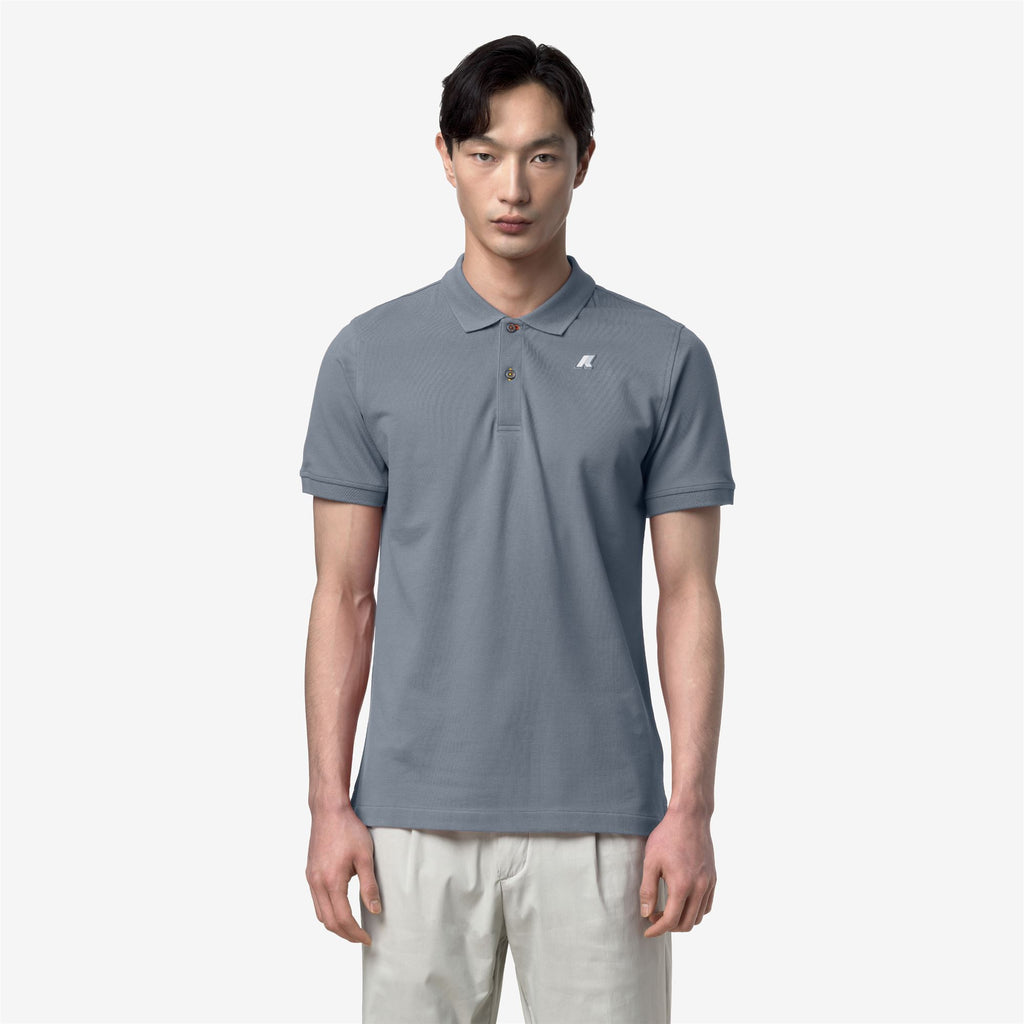 Polo Shirts_MAN_VINNIE PIQUE_Polo_Grey Md - Commercial 4
