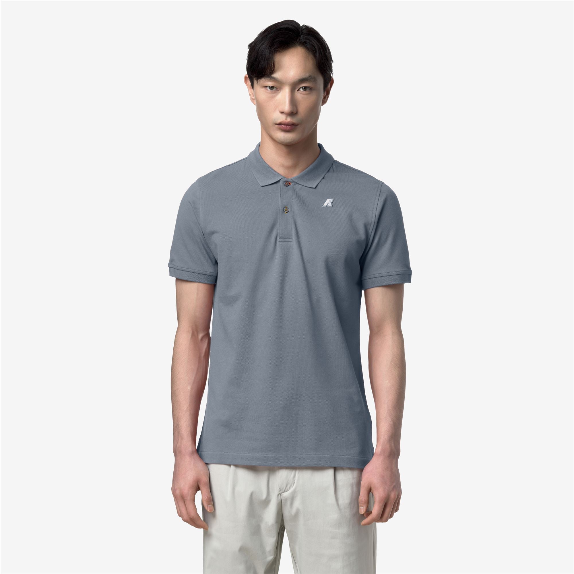 Polo Shirts_MAN_VINNIE PIQUE_Polo_Grey Md - Commercial 4