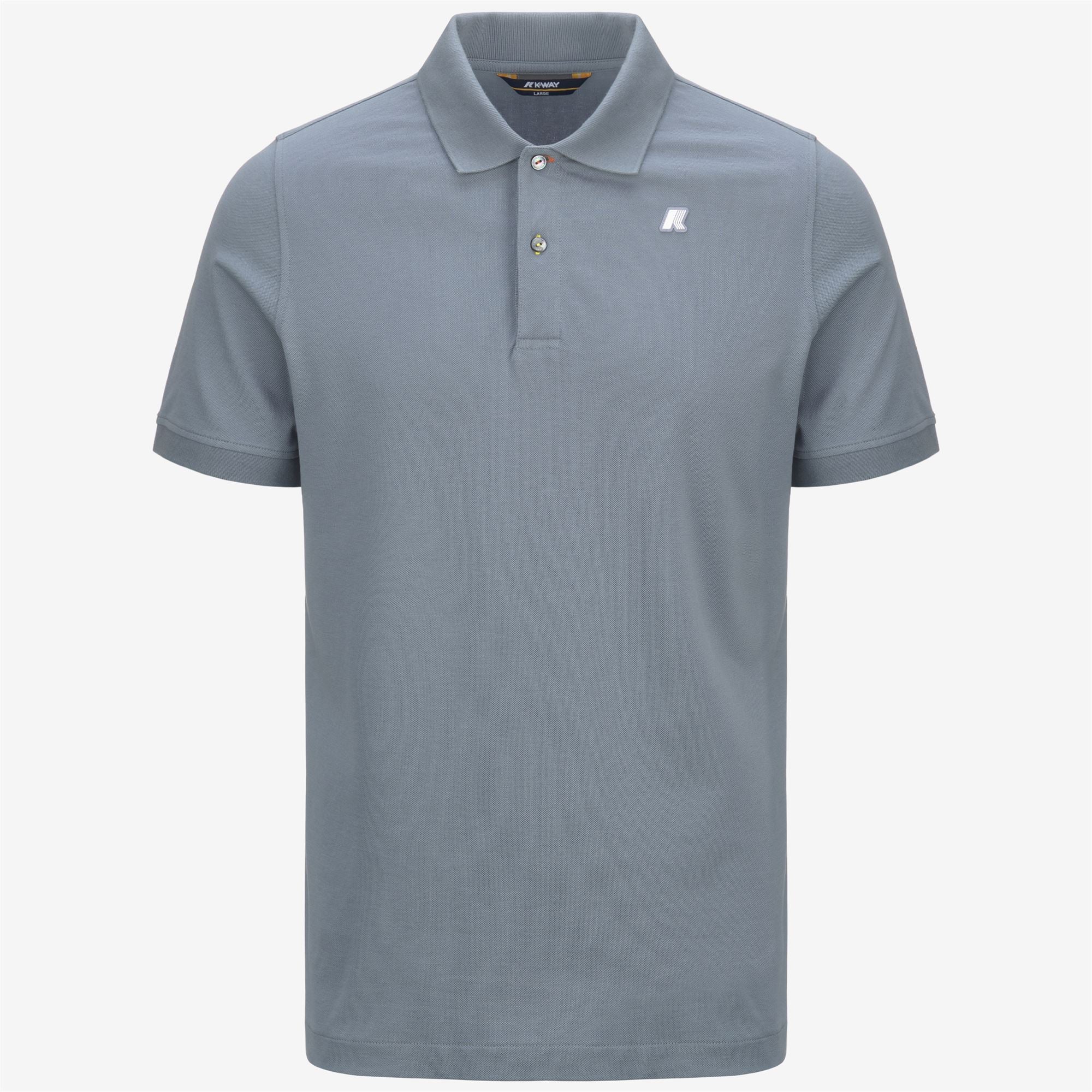 Polo Shirts_MAN_VINNIE PIQUE_Polo_Grey Md - Commercial 1