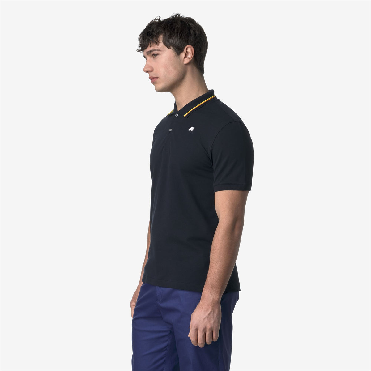 Polo Shirts_MAN_JUD PIQUE_Polo_Blue Depth - Commercial 5