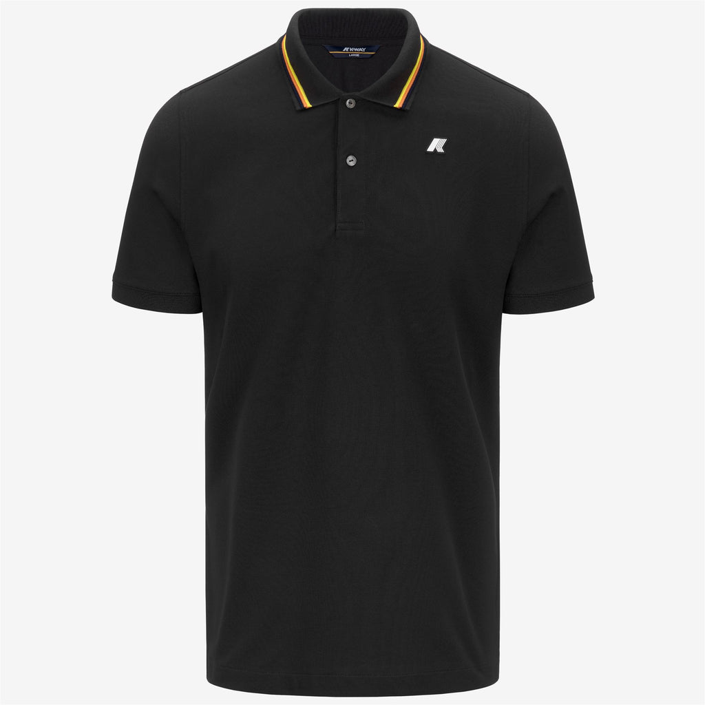 Polo Shirts_MAN_JUD PIQUE_Polo_Black Pure - Commercial 1