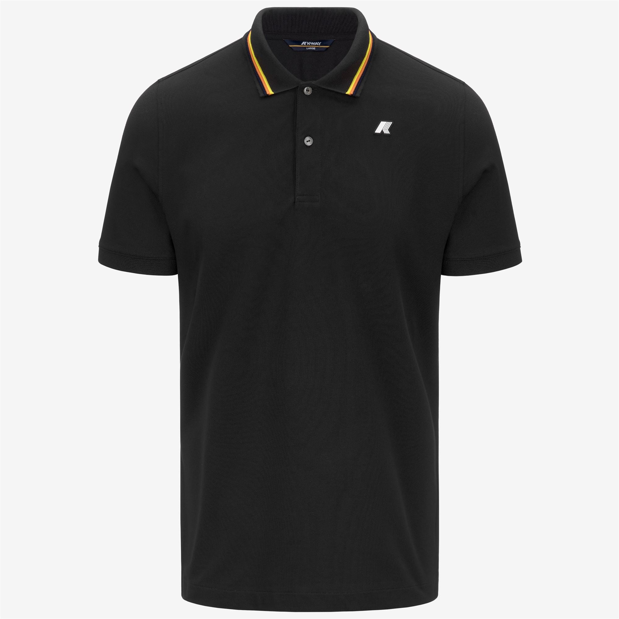 Polo Shirts_MAN_JUD PIQUE_Polo_Black Pure - Commercial 1