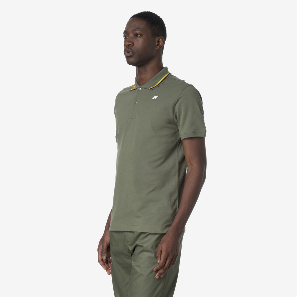 Polo Shirts_MAN_JUD PIQUE_Polo_Green Lichen - Commercial 5