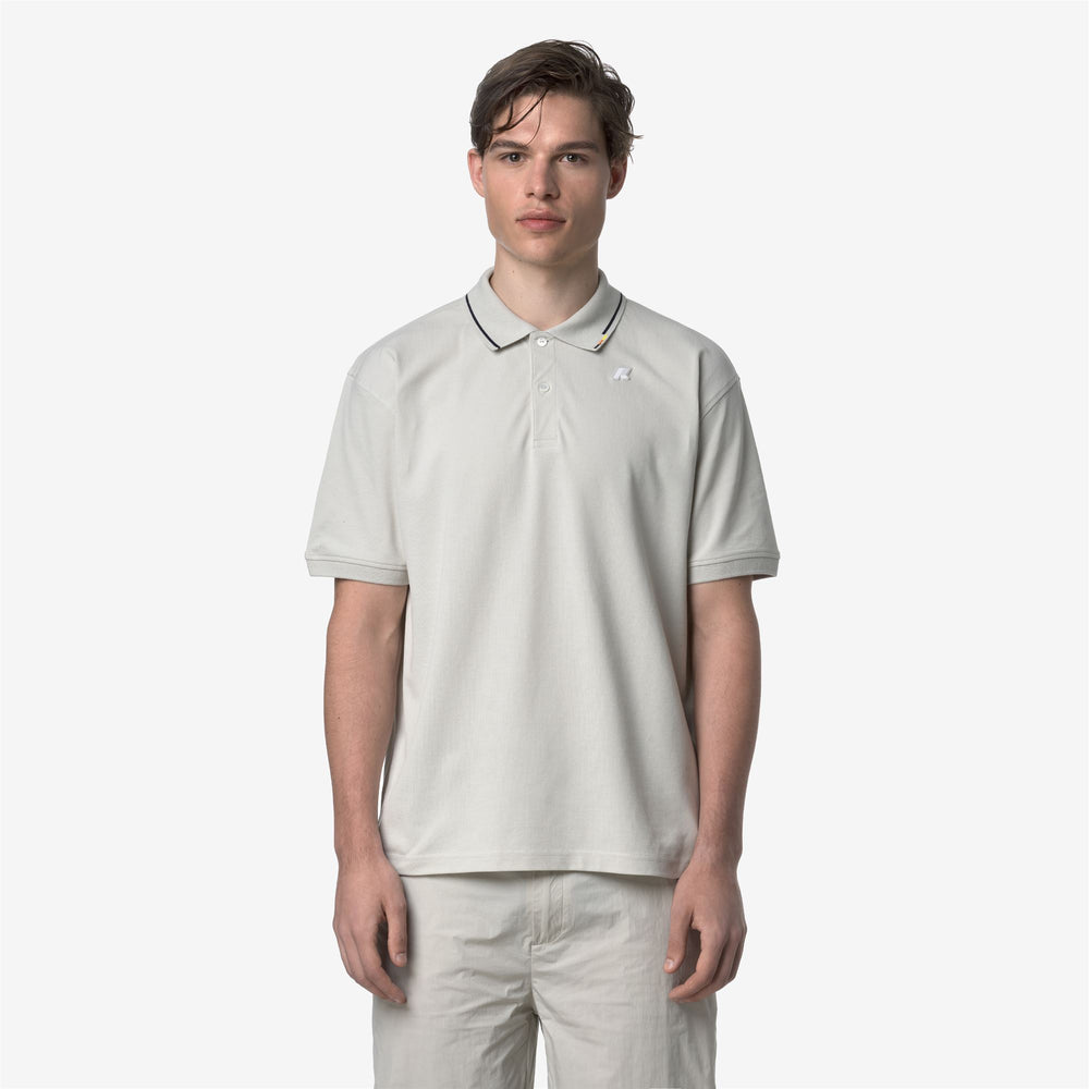 Beige Men's Casual Polo Shirt in Lightweight Cotton 02