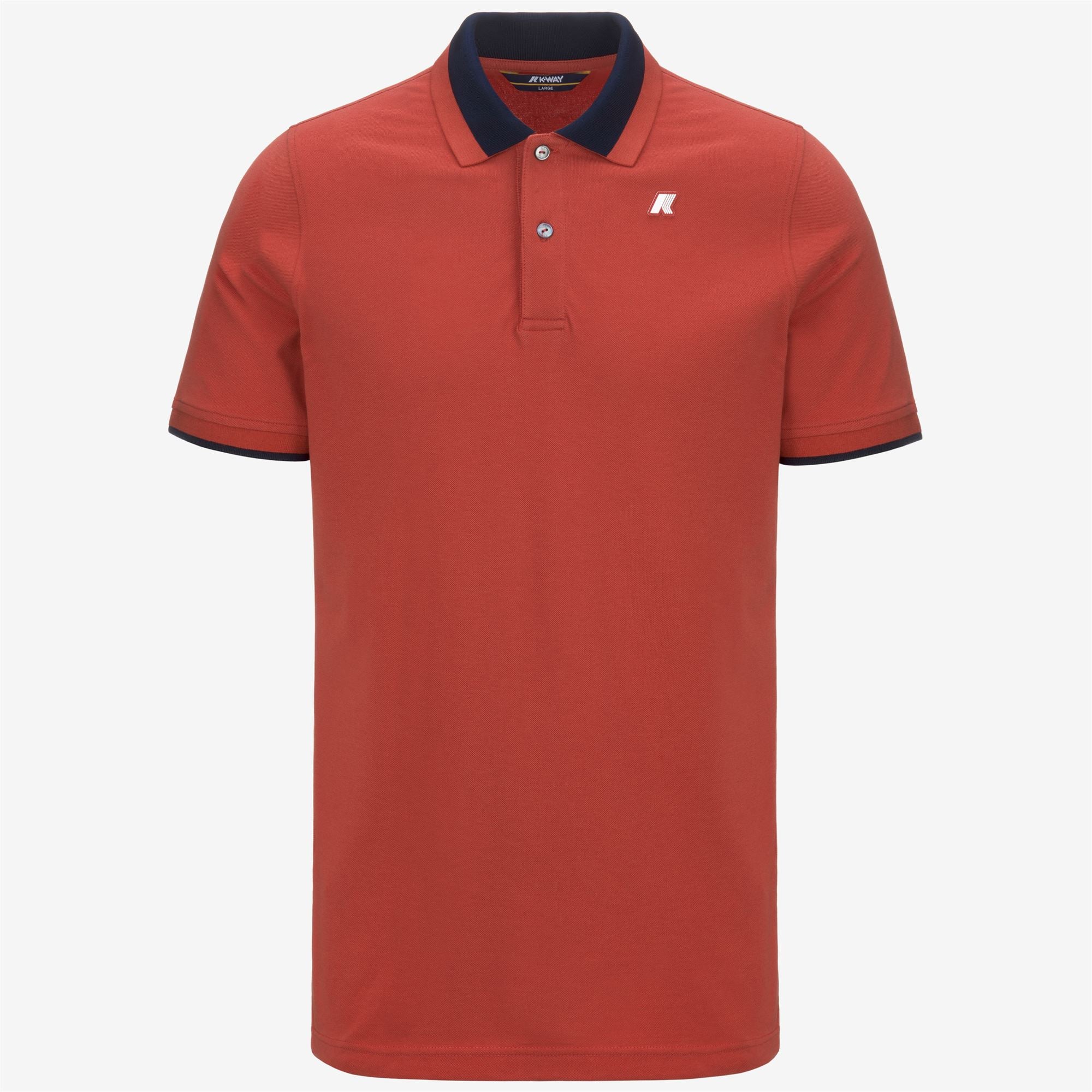 Polo Shirts_MAN_VENTOUX PIQUE_Polo_Red Jasper - Commercial 1
