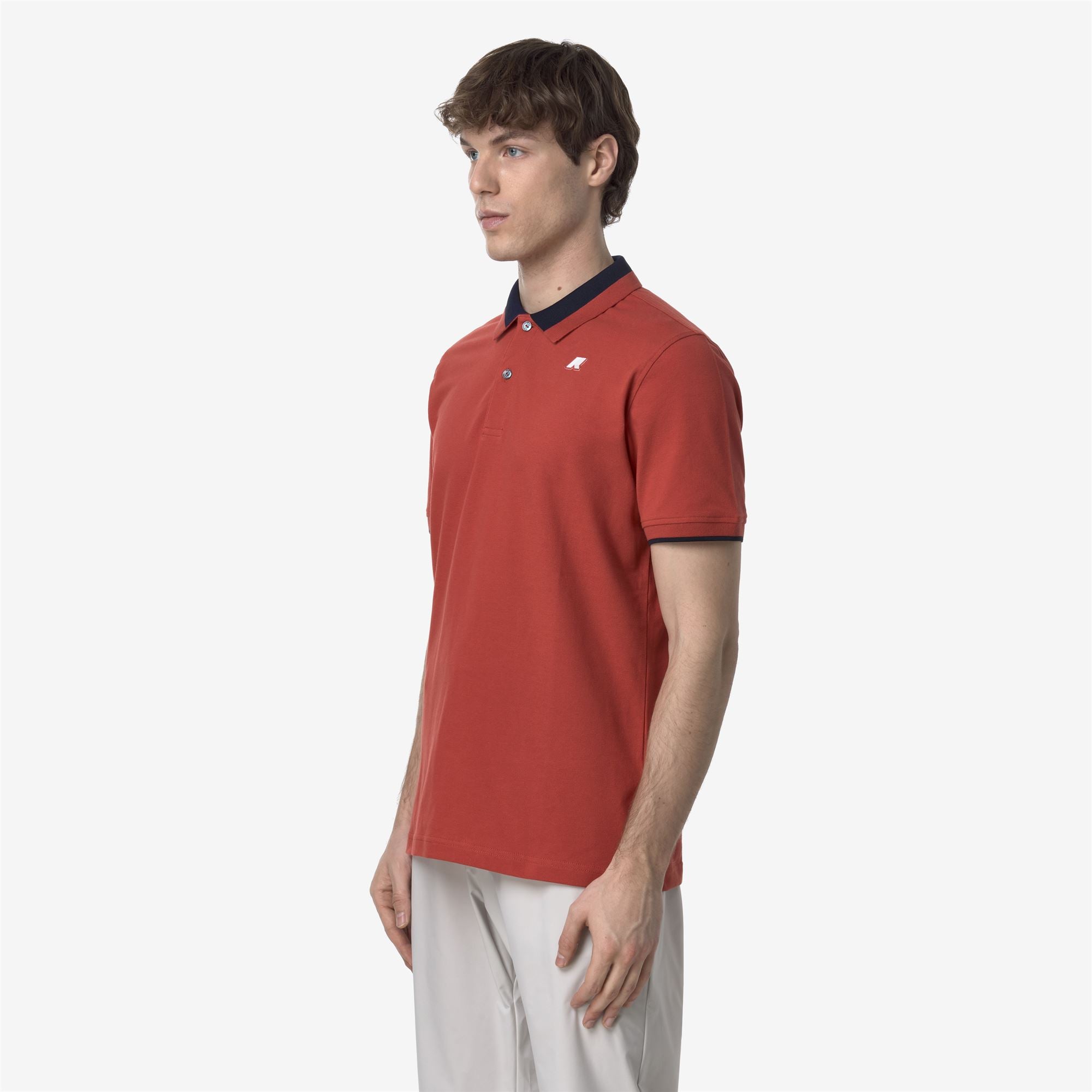 Polo Shirts_MAN_VENTOUX PIQUE_Polo_Red Jasper - Commercial 5