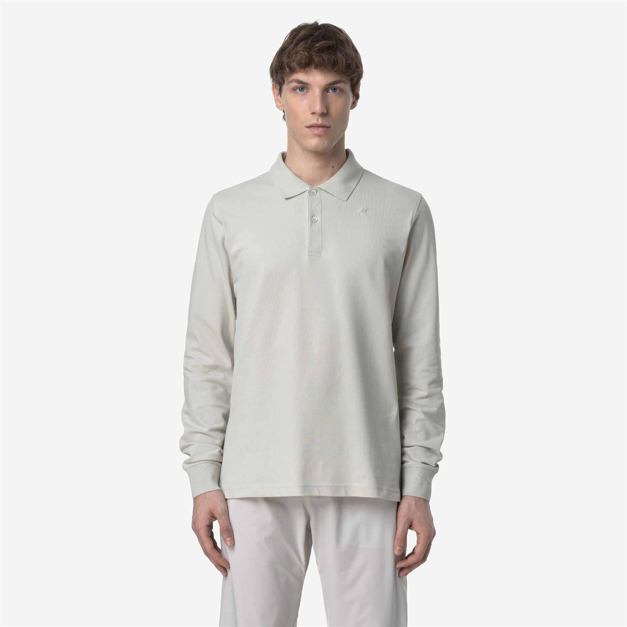 Polo Shirts_MAN_MONJU PIQUE_Polo_BEIGE LT - Commercial 4