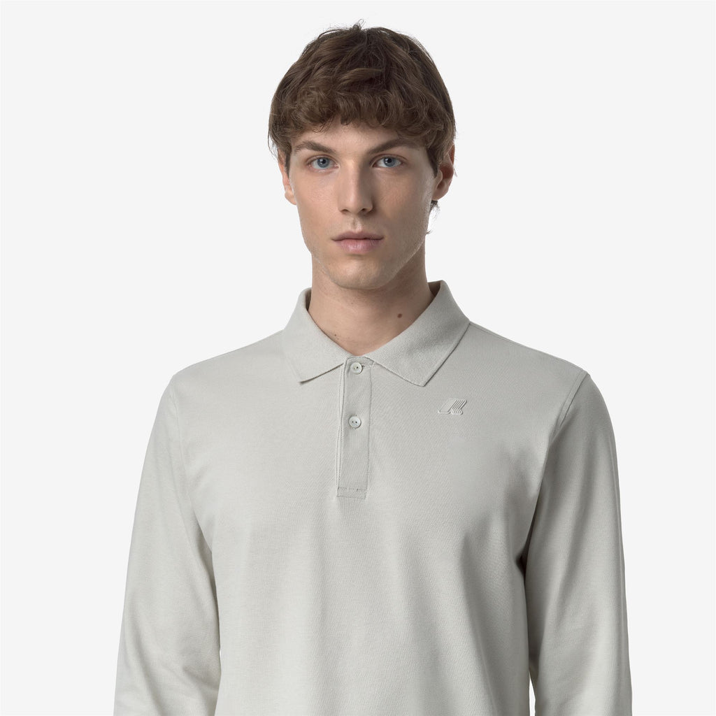 Polo Shirts_MAN_MONJU PIQUE_Polo_BEIGE LT - Commercial 7