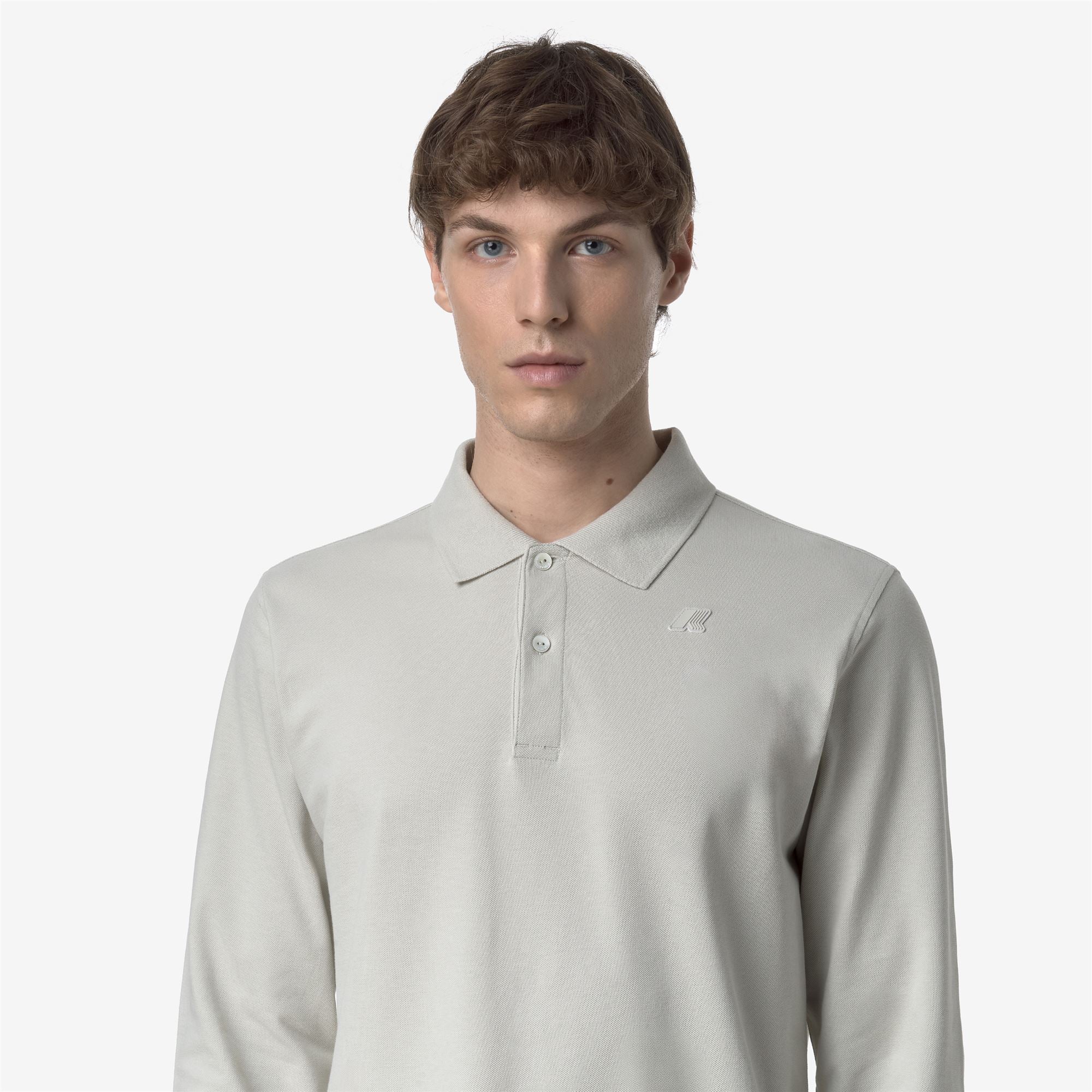 Polo Shirts_MAN_MONJU PIQUE_Polo_BEIGE LT - Commercial 7