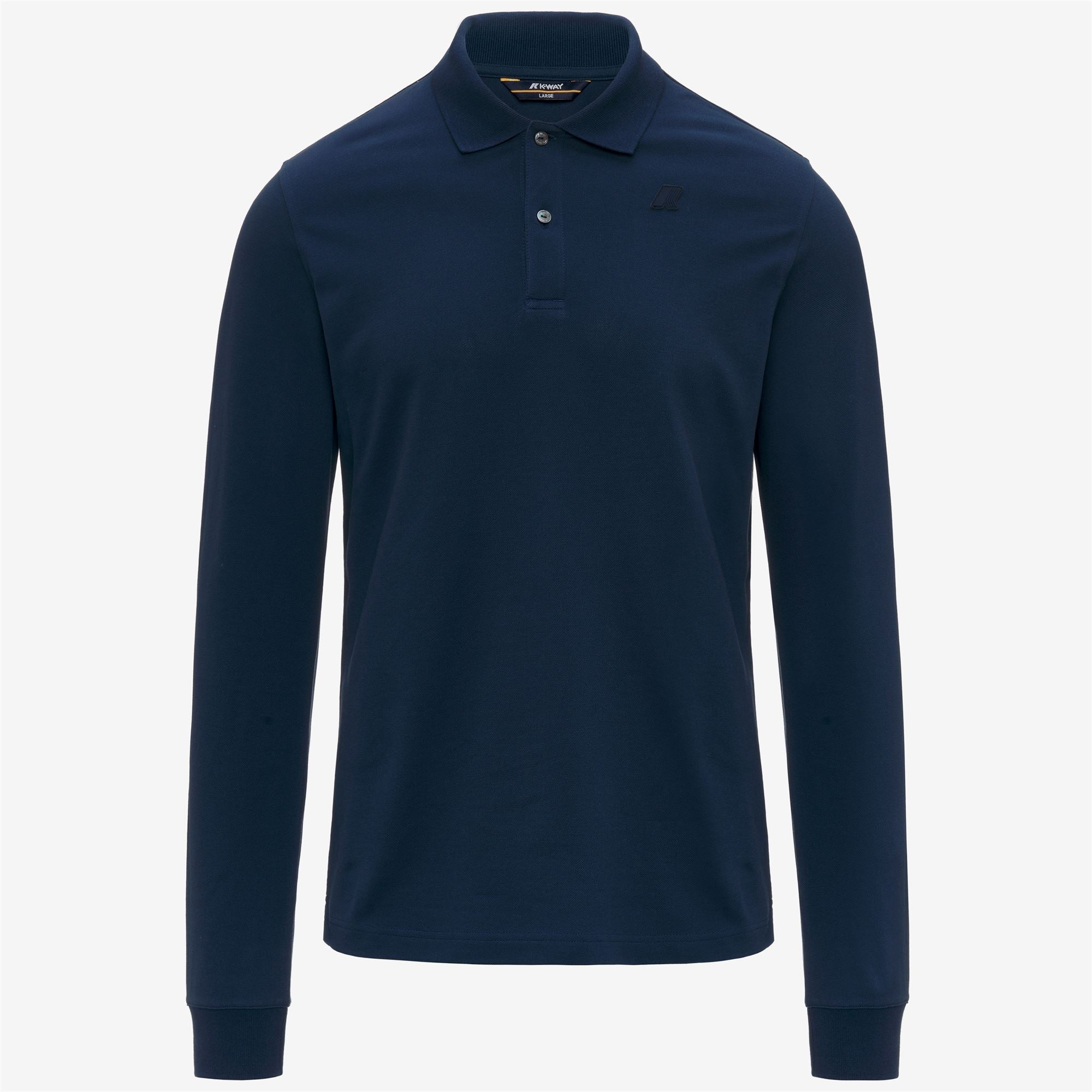 Polo Shirts_Man_MONJU SLIM PIQUE_Polo_Blue Insignia - Commercial 1