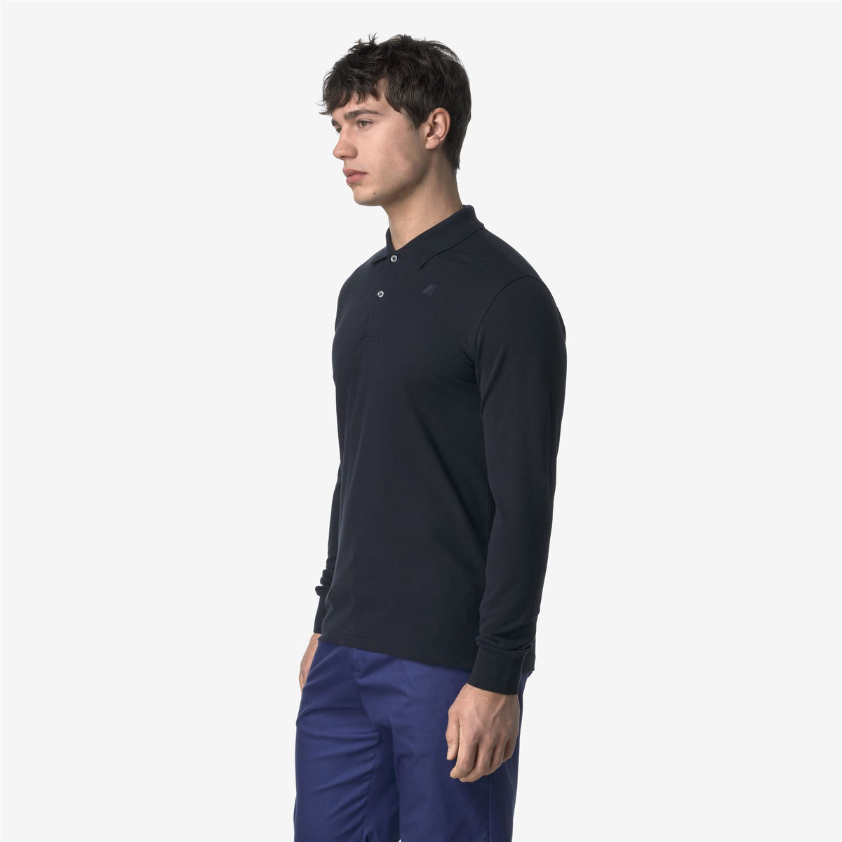 Polo Shirts_MAN_MONJU PIQUE_Polo_Blue Depth - Commercial 5