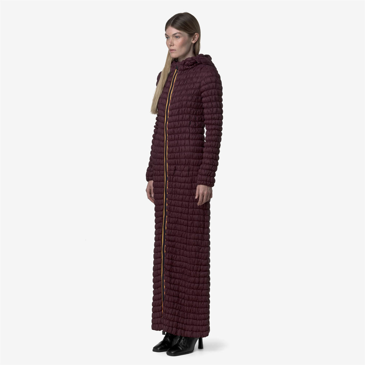 Dresses_WOMAN_PRUDENCE TECH WARM_Long_Red Dk Amaranto - Commercial 5