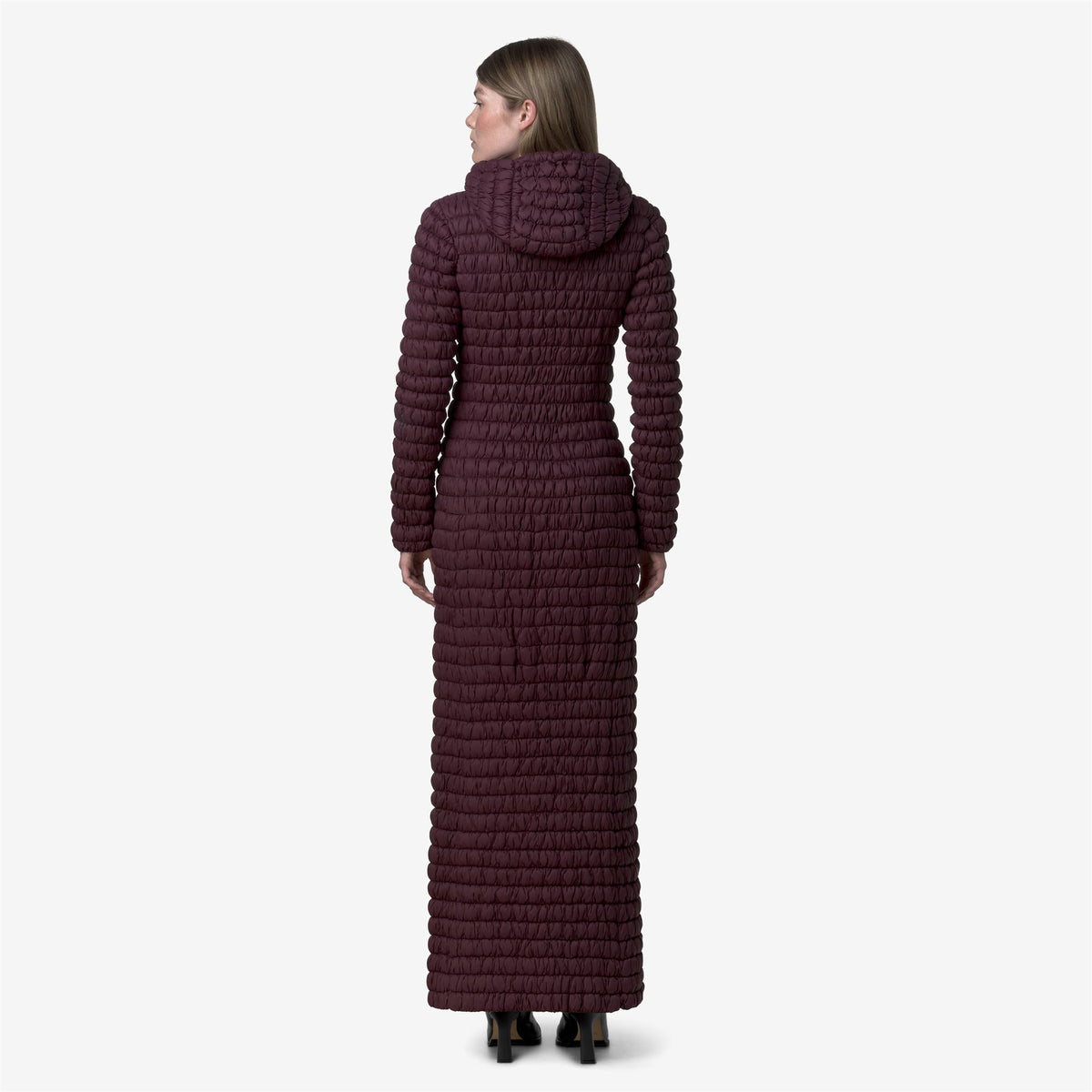 Dresses_WOMAN_PRUDENCE TECH WARM_Long_Red Dk Amaranto - Commercial 6