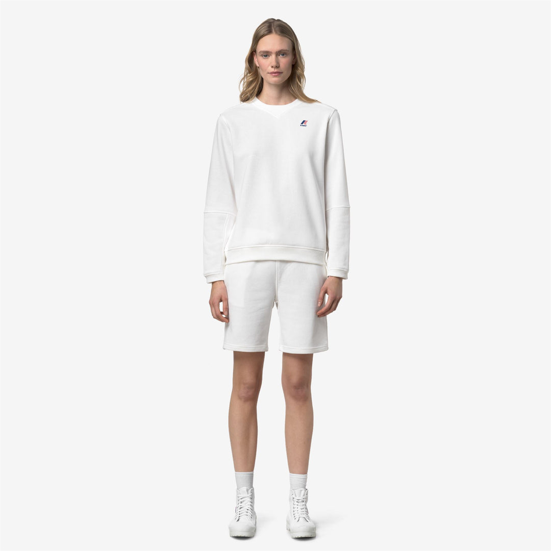NAEL POLY COTTON - Fleece - Jumper - Unisex - WHITE main