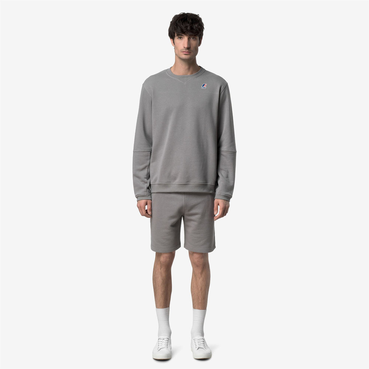Fleece_UNISEX_NAEL POLY COTTON_Jumper_Grey Frost - Commercial 4