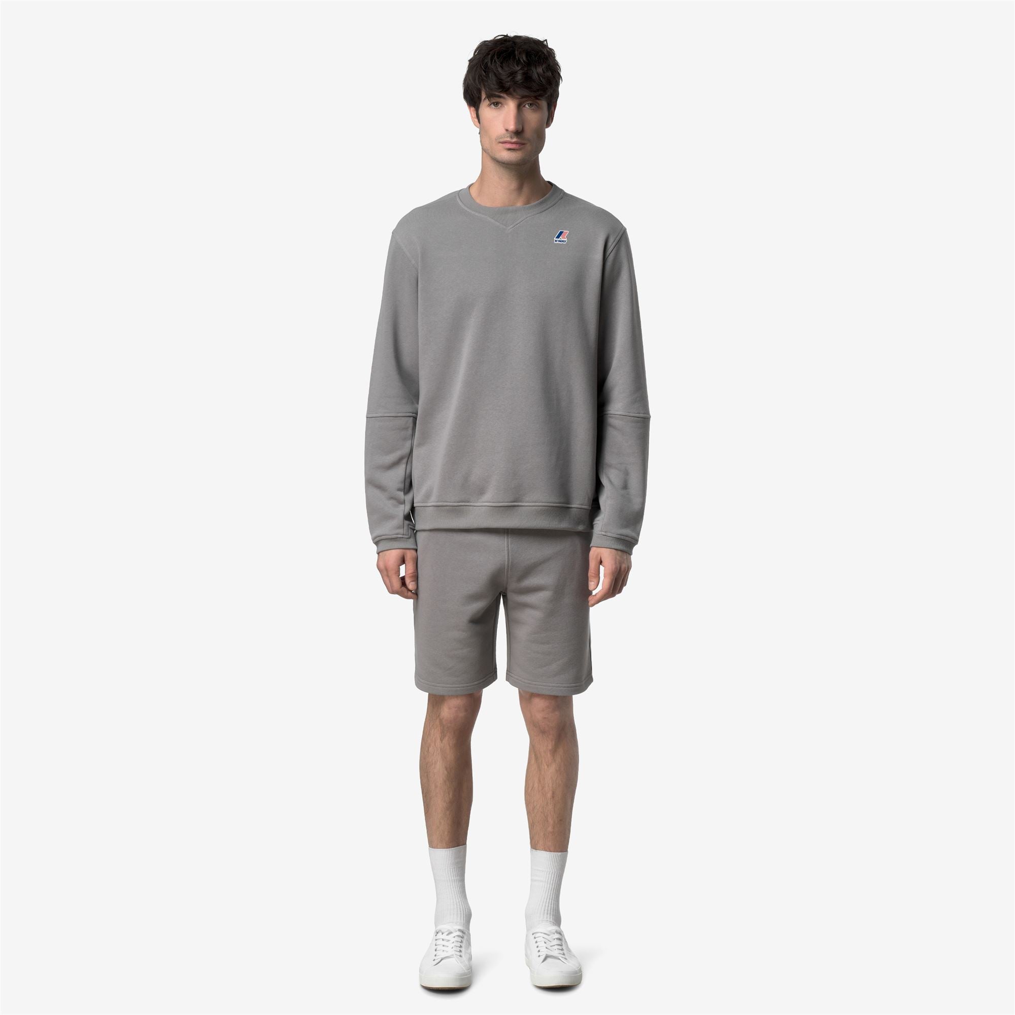 Fleece_UNISEX_NAEL POLY COTTON_Jumper_Grey Frost - Commercial 4