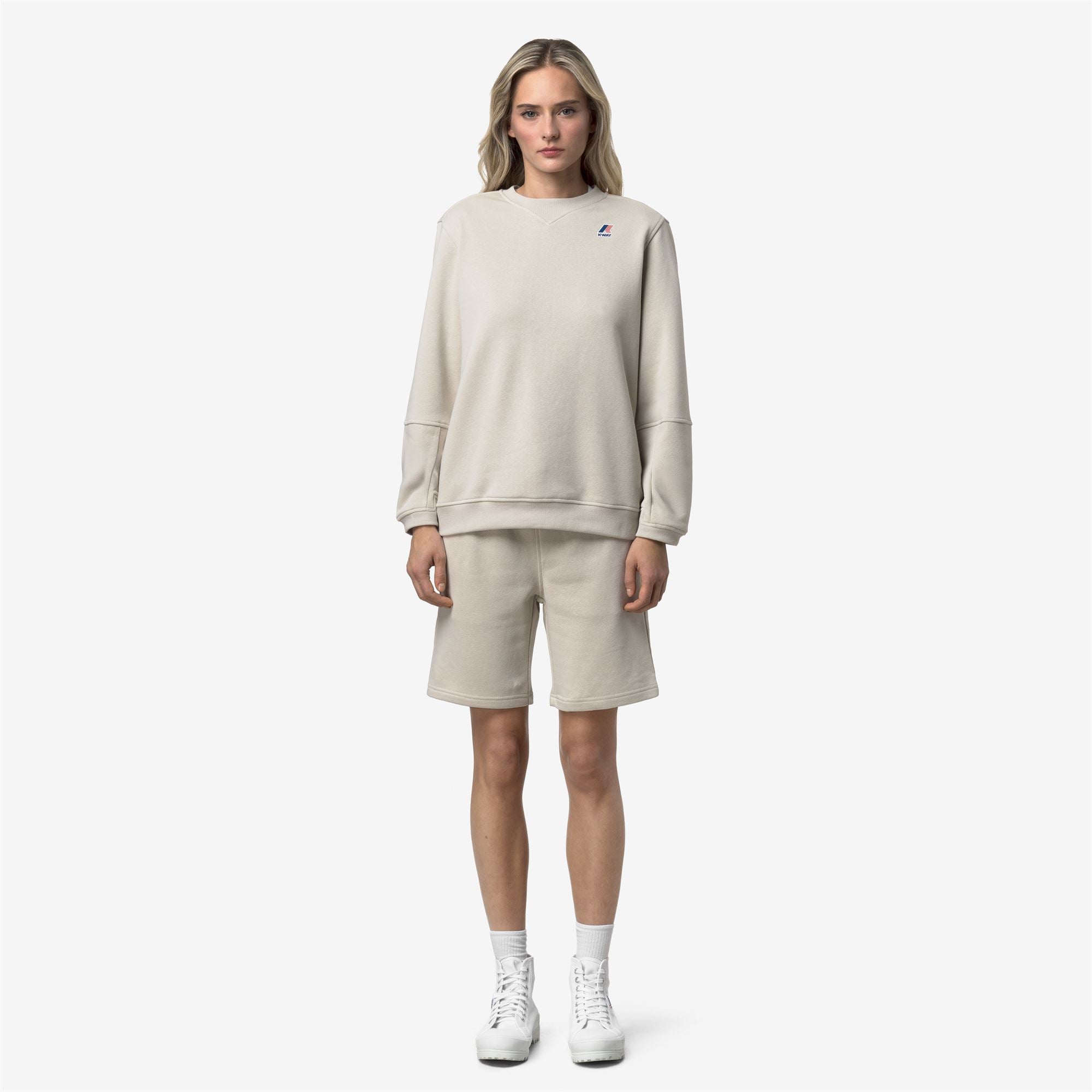 Fleece_UNISEX_NAEL POLY COTTON_Jumper_BEIGE LT - Commercial 4