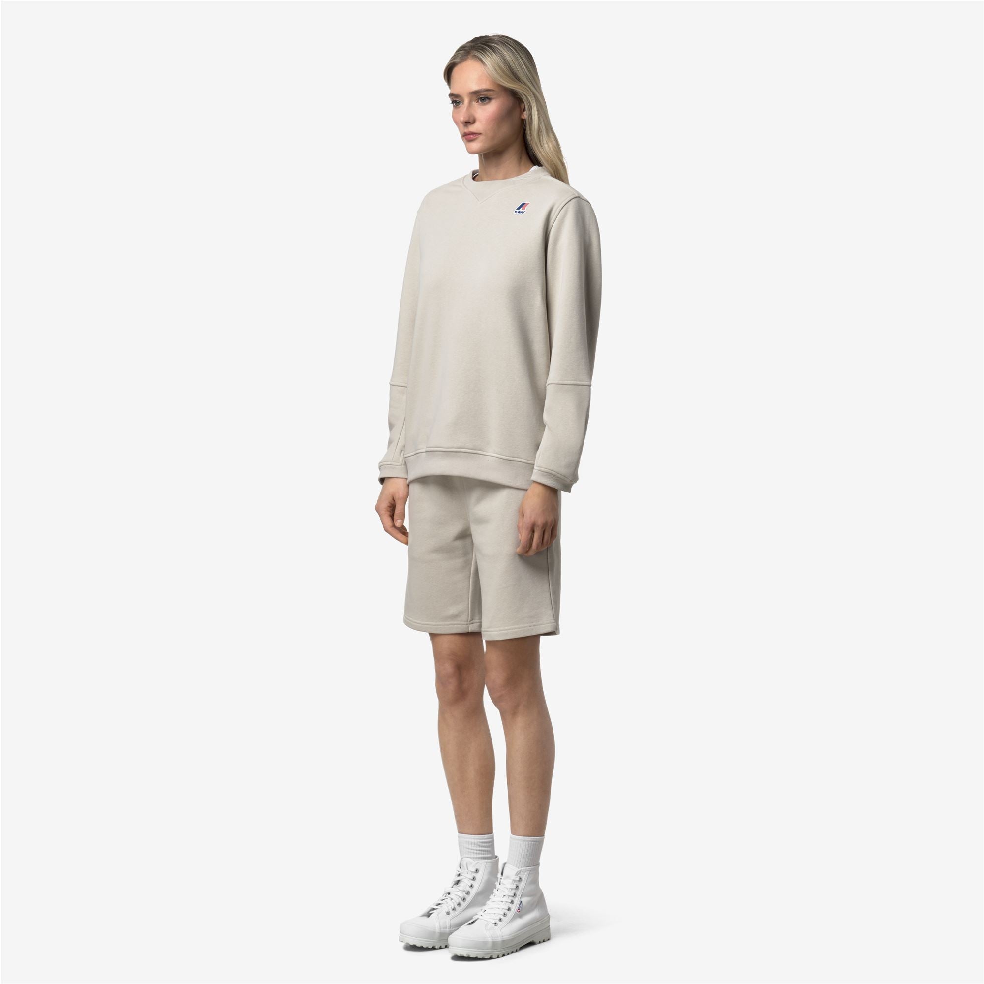 Fleece_UNISEX_NAEL POLY COTTON_Jumper_BEIGE LT - Commercial 5