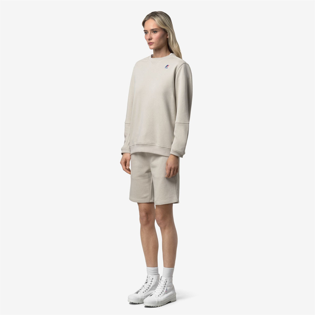 Fleece_UNISEX_NAEL POLY COTTON_Jumper_BEIGE LT - Commercial 5
