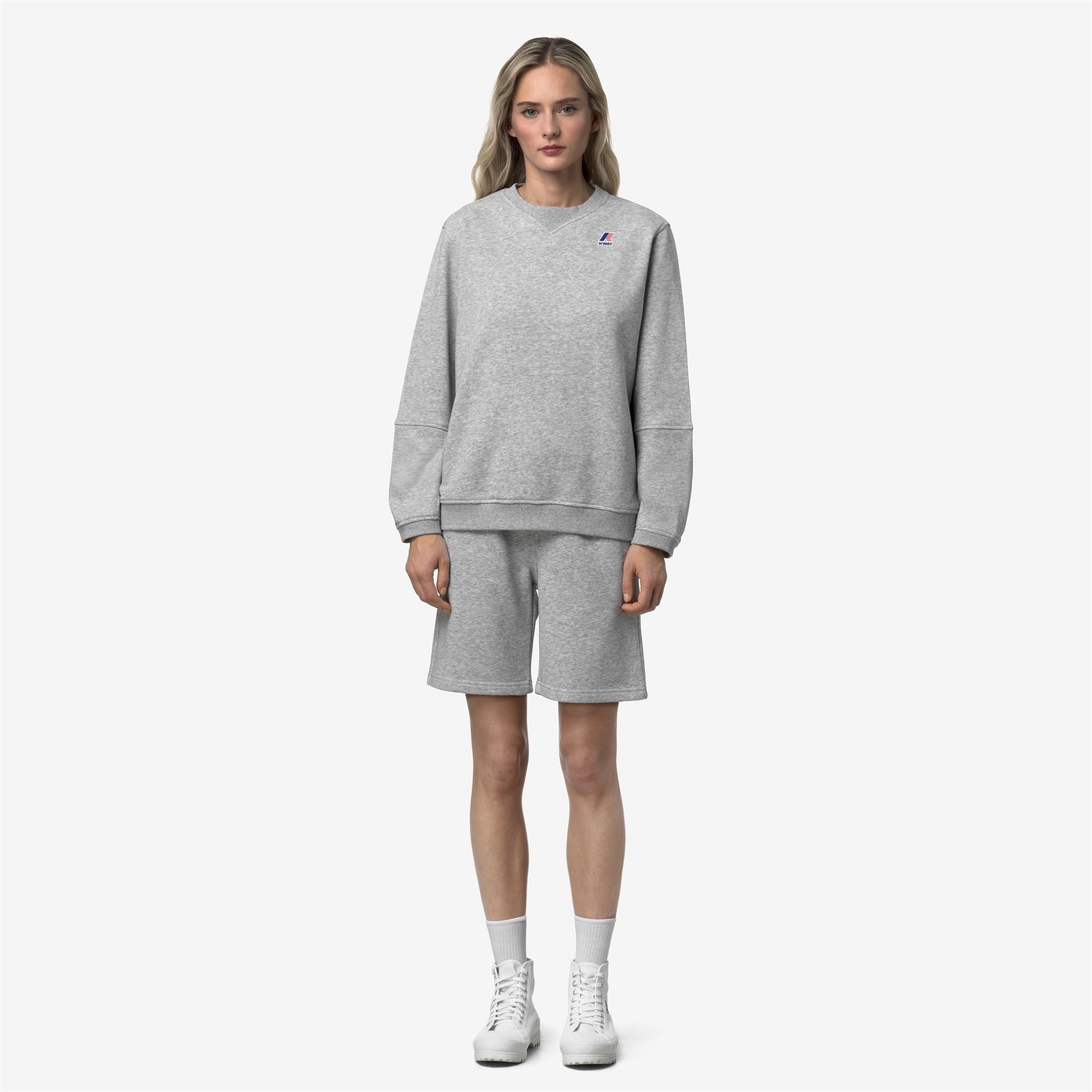Fleece_UNISEX_NAEL POLY COTTON_Jumper_GREY MEL - Commercial 4