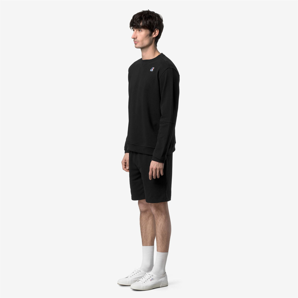 Fleece_UNISEX_NAEL POLY COTTON_Jumper_Black Pure - Black Pure - Commercial 5