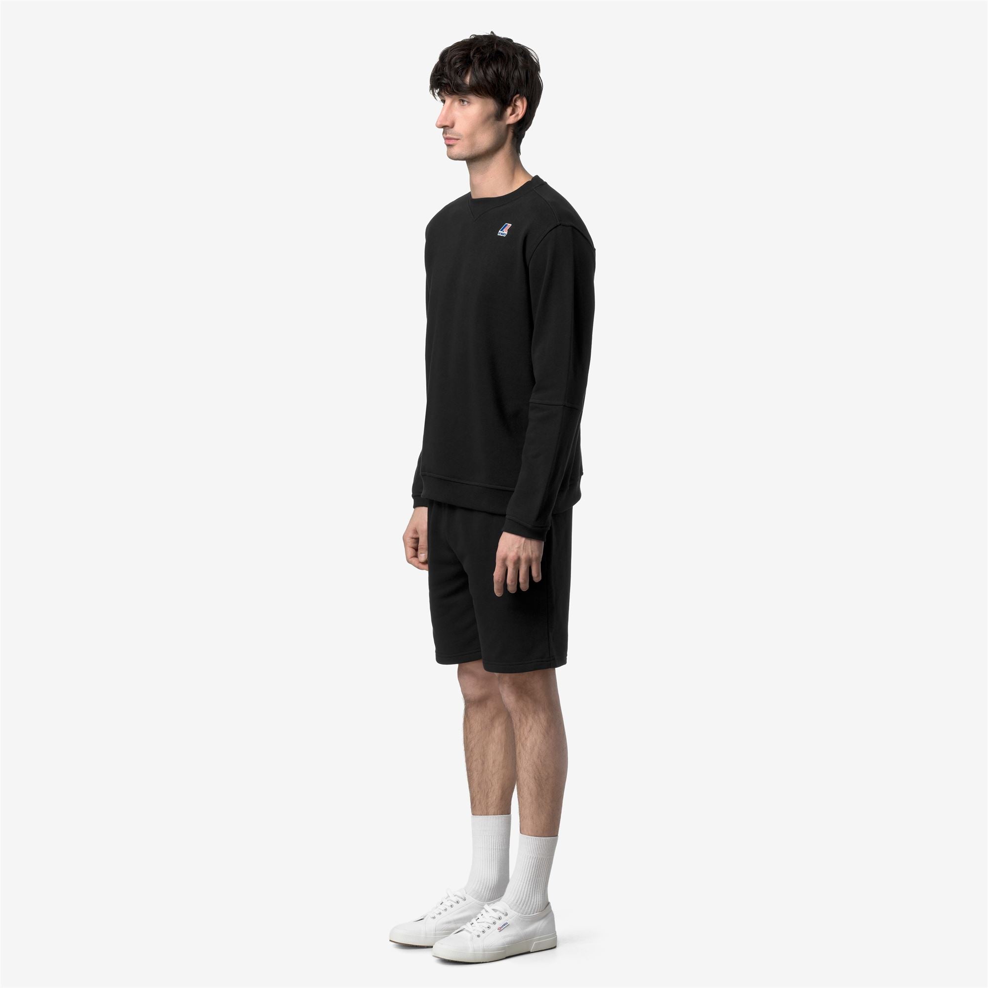 Fleece_UNISEX_NAEL POLY COTTON_Jumper_Black Pure - Black Pure - Commercial 5