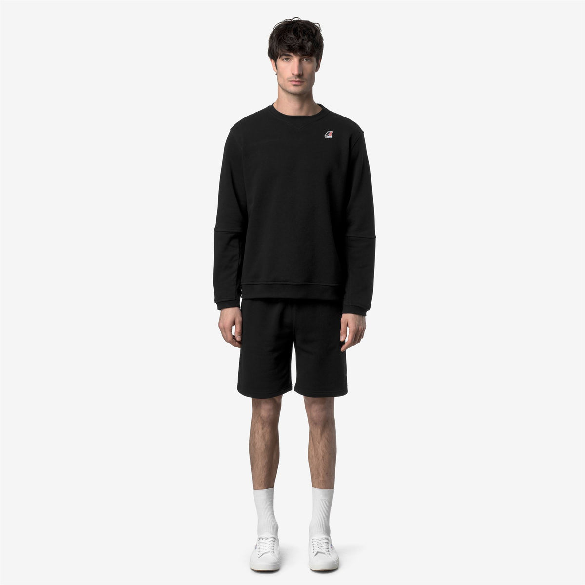 Fleece_UNISEX_NAEL POLY COTTON_Jumper_Black Pure - Black Pure - Commercial 4