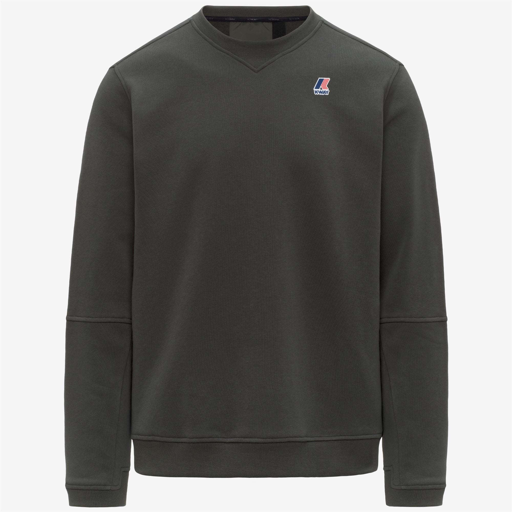 Fleece_UNISEX_NAEL POLY COTTON_Jumper_GREEN BLACKISH - Commercial 1
