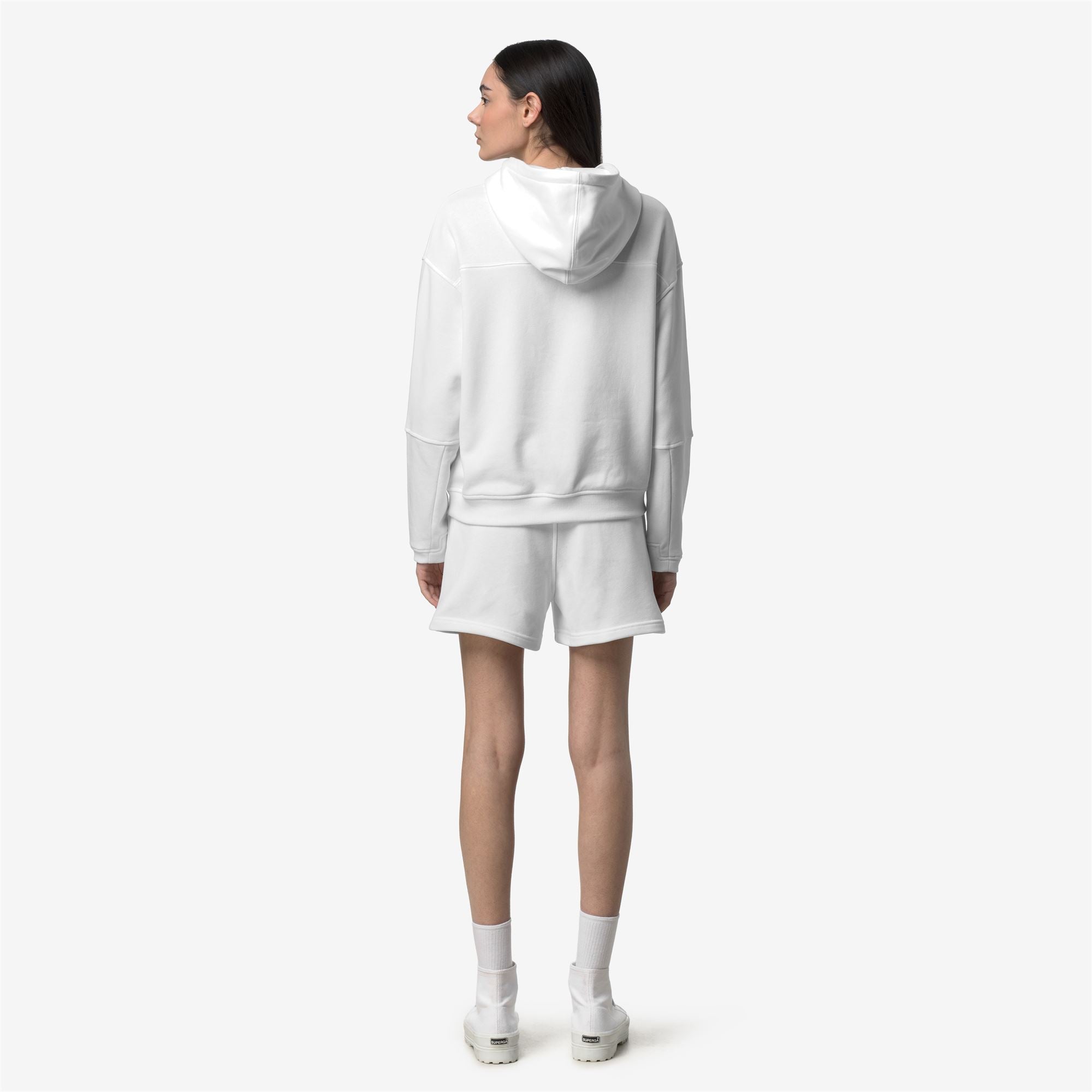 Fleece_WOMAN_NINETTE POLY COTTON_Jumper_White - White - Commercial 6