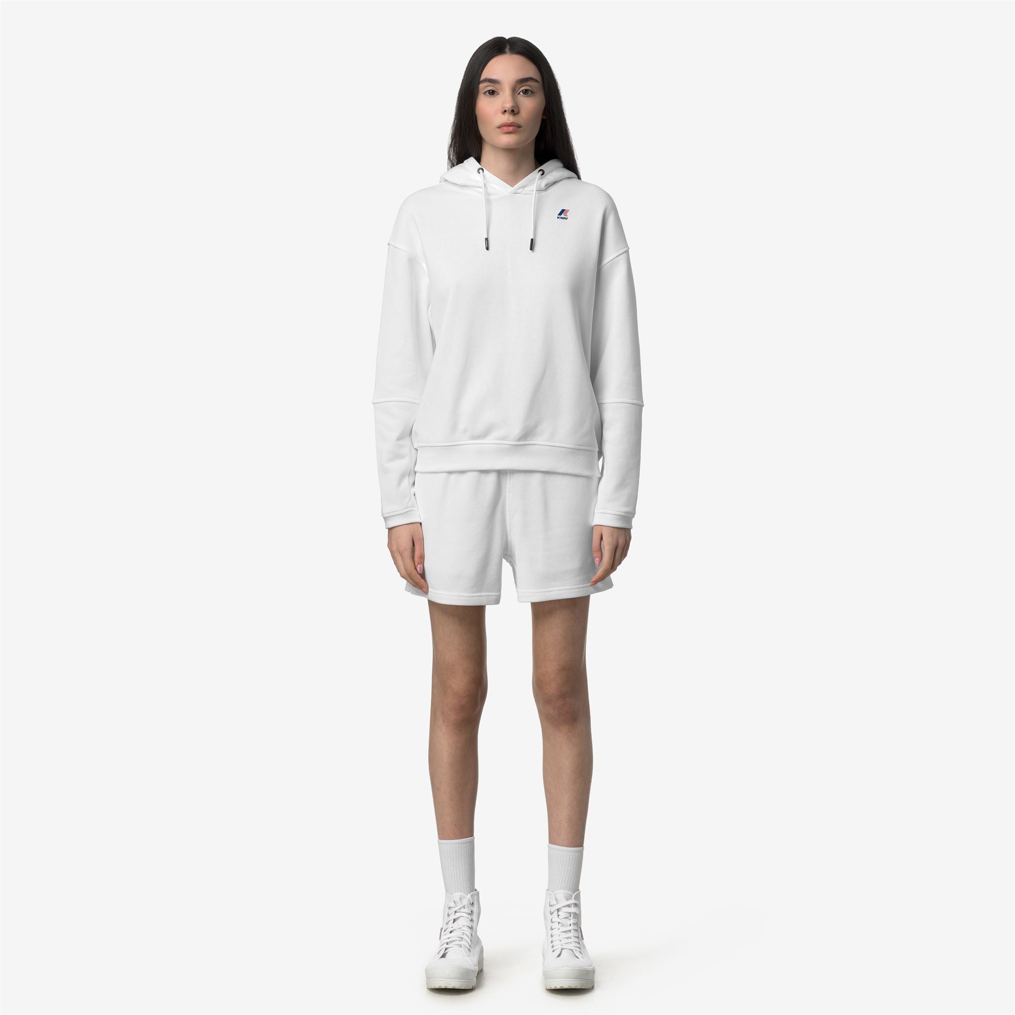 Fleece_WOMAN_NINETTE POLY COTTON_Jumper_White - White - Commercial 4