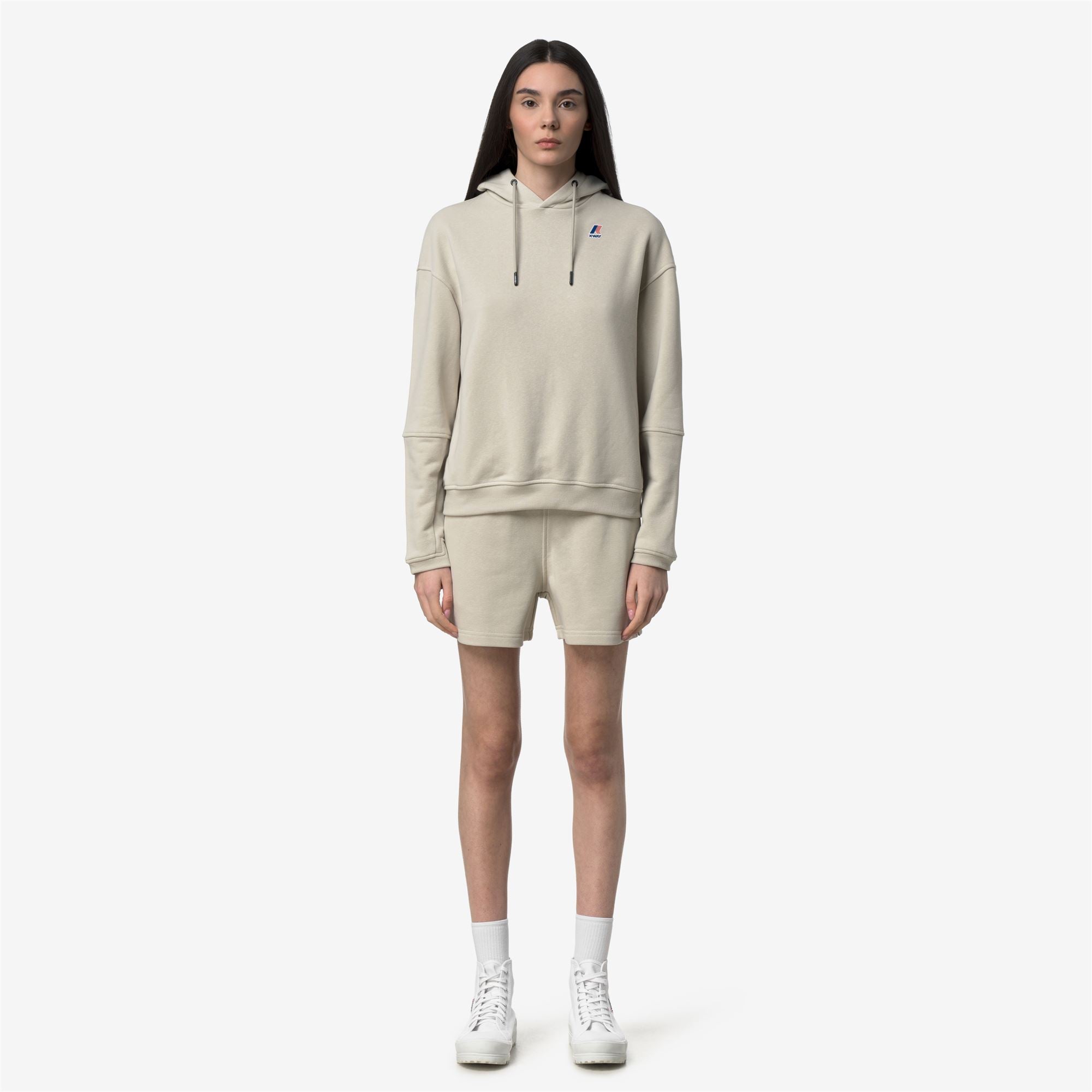 Fleece_WOMAN_NINETTE POLY COTTON_Jumper_BEIGE LT - Commercial 4