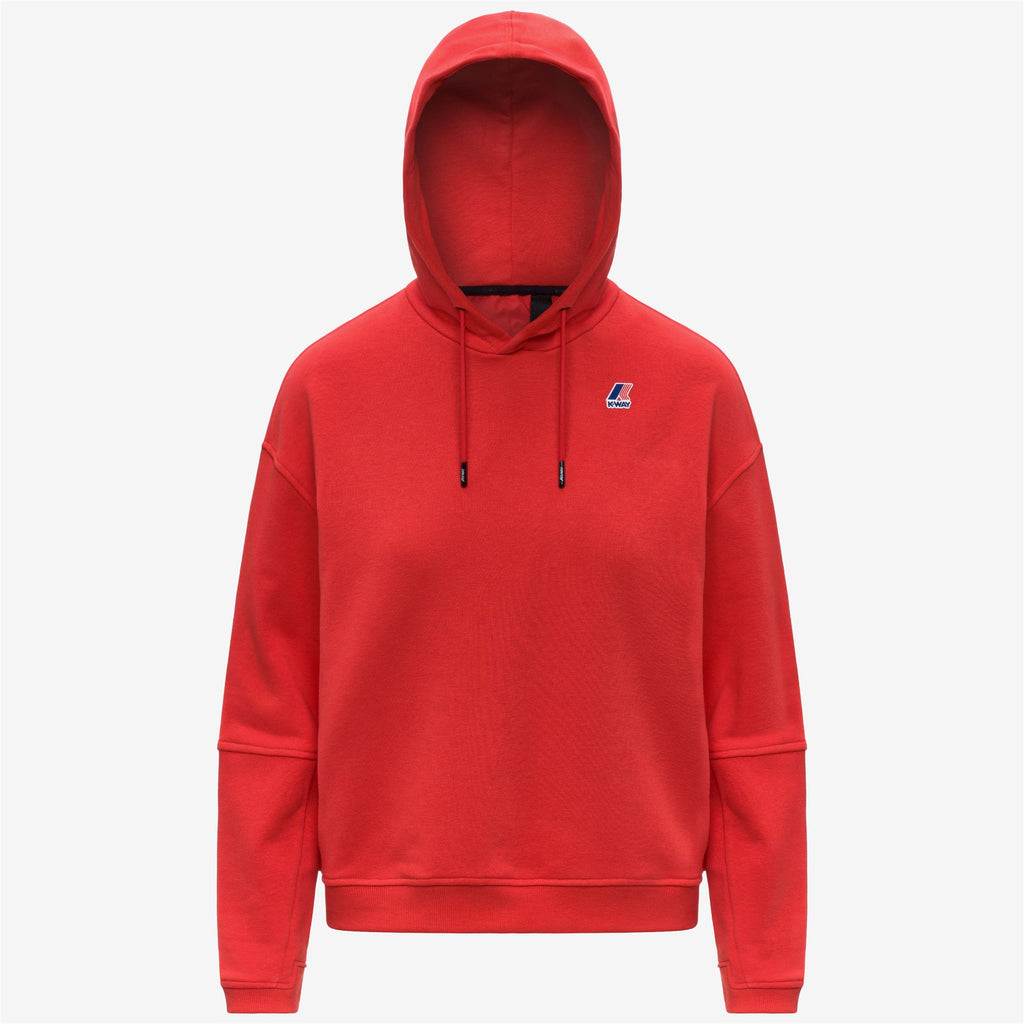 Fleece_WOMAN_NINETTE POLY COTTON_Jumper_Red Poppy - Commercial 1