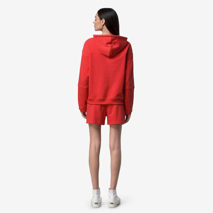 NINETTE POLY COTTON - Fleece - Jumper - Woman - RED POPPY 5