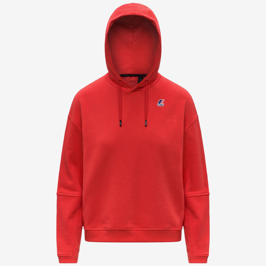 NINETTE POLY COTTON - Fleece - Jumper - Woman - RED POPPY 01