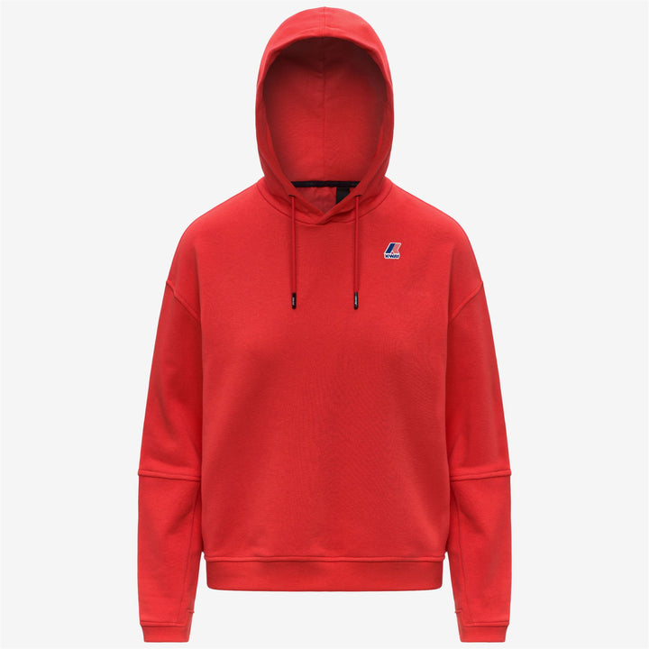 NINETTE POLY COTTON - Fleece - Jumper - Woman - RED POPPY 1